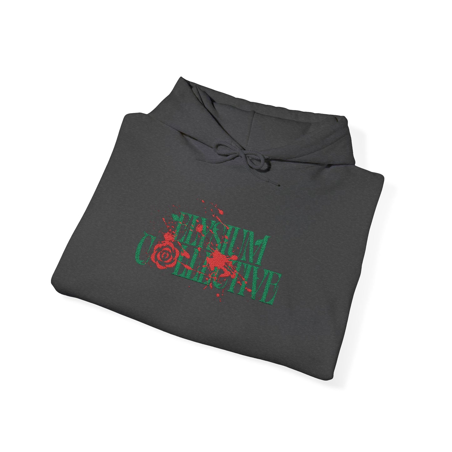 BLOODY ROSE EMBROIDERY HOODIE