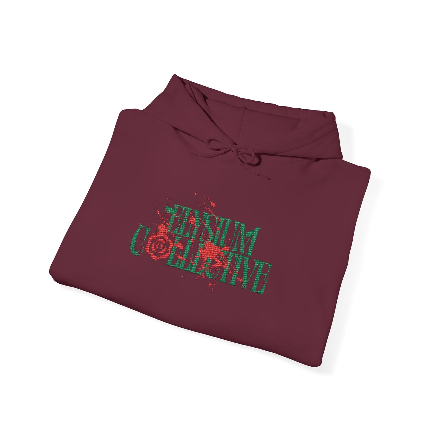 BLOODY ROSE EMBROIDERY HOODIE
