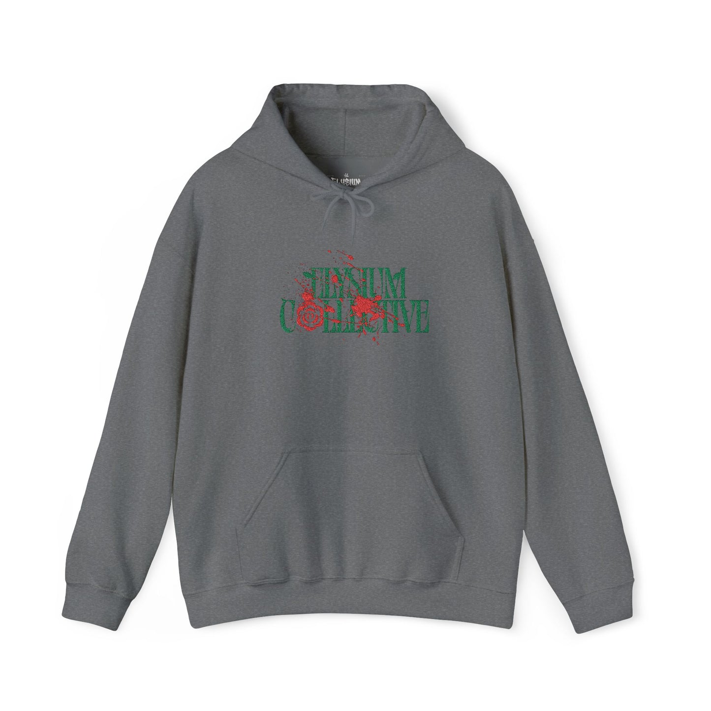 BLOODY ROSE EMBROIDERY HOODIE