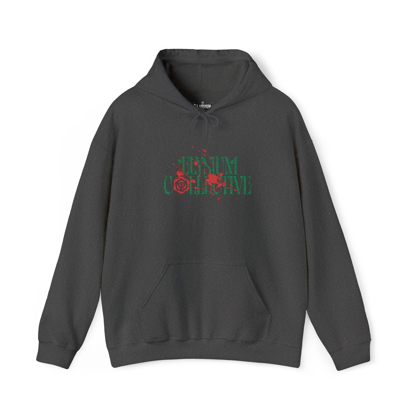 BLOODY ROSE EMBROIDERY HOODIE
