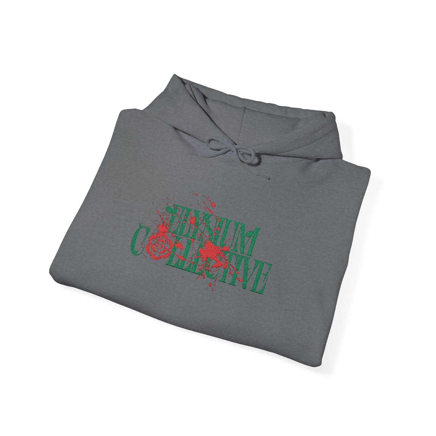 BLOODY ROSE EMBROIDERY HOODIE